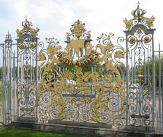 Hampton Court Palace - screen representing Scotland